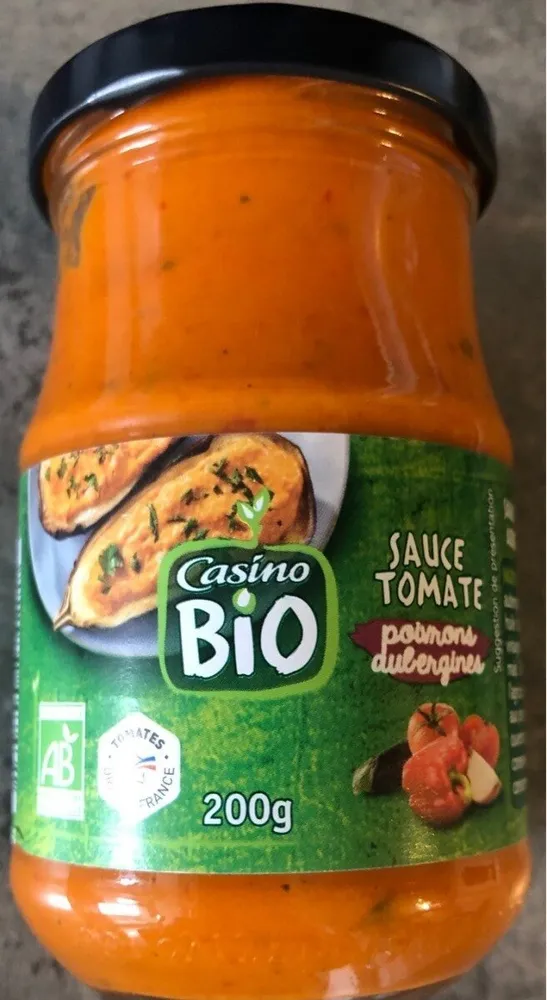 Sauce poivronsaubergines Bio