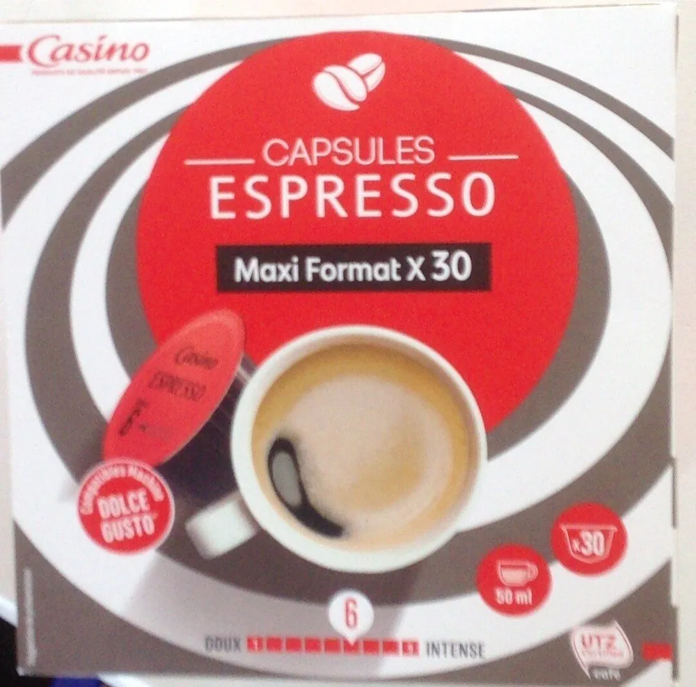 Capsules espresso