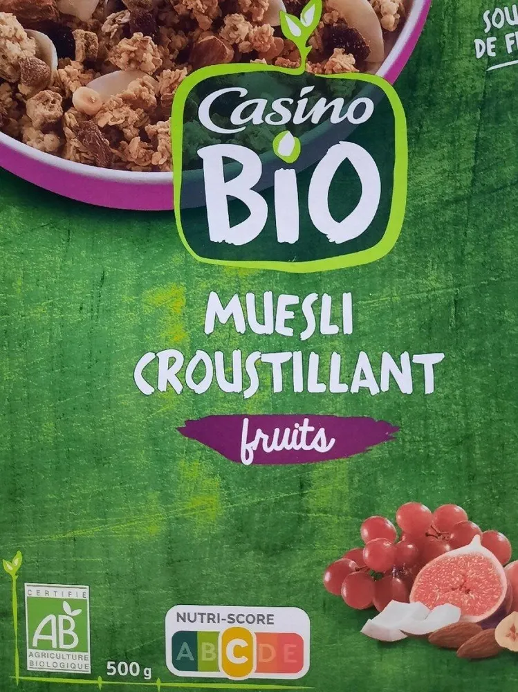 MUESLI CROUSTILLANT FRUITS