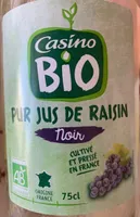 Pur jus de raisin noir
