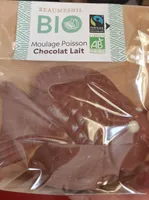 Moulage poisson chocolat au lait