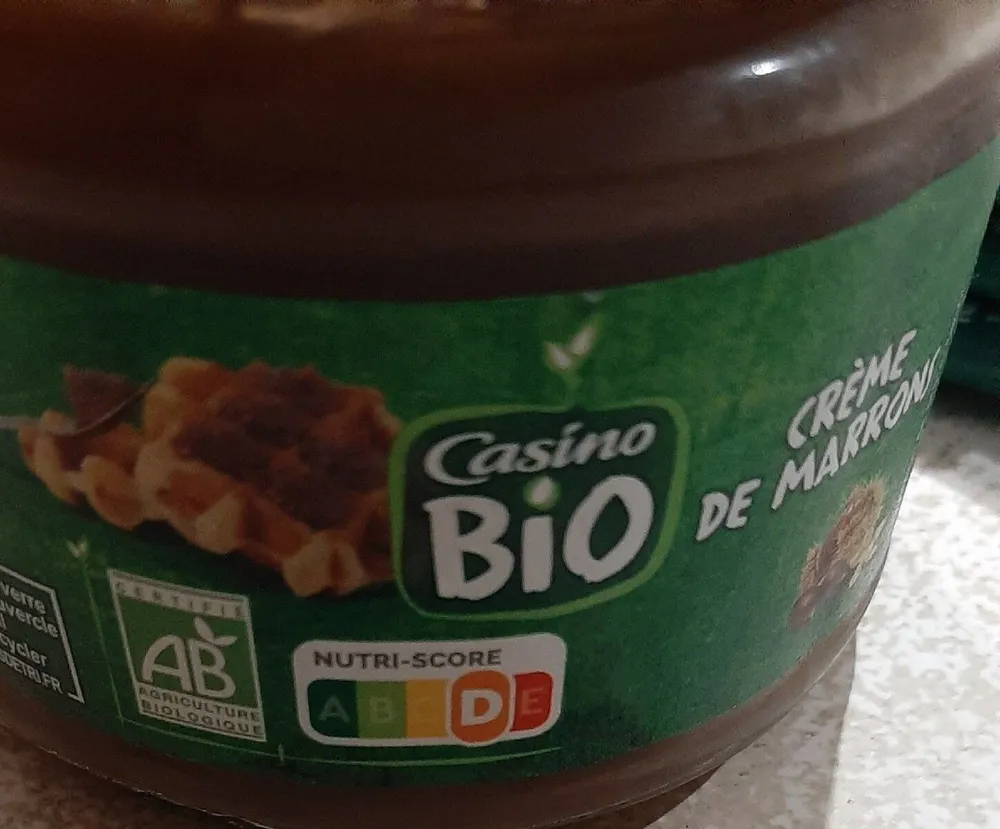Crème de marrons à la vanille BIO