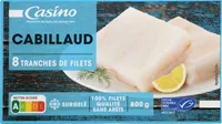 Tranches de filets de cabillaud