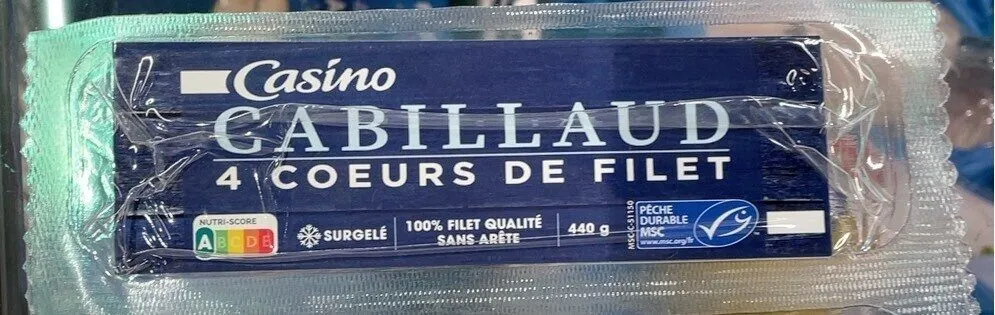 Coeur de cabillaud surgele