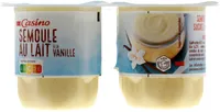 Semoule au lait saveur vanille Au lait entier