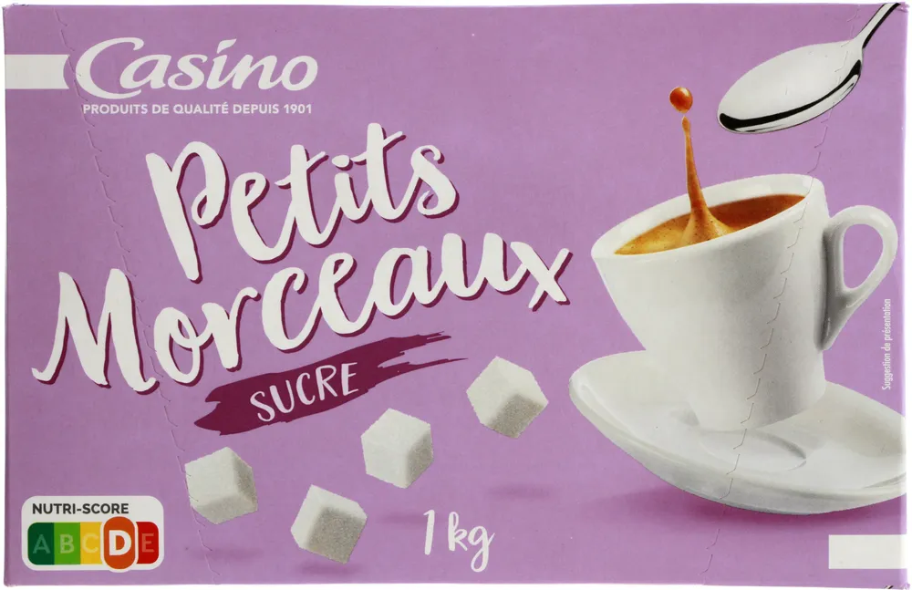 Sucre petits morceaux