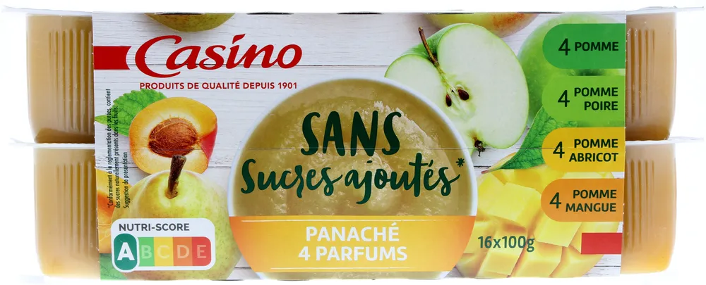 Purée de pommes sans sucres ajoutés