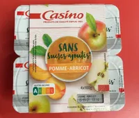 Purée de pommes et d'abricots sans sucres ajoutés