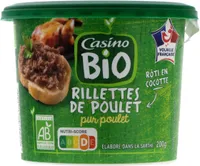 Rillettes de poulet pur poulet BIO