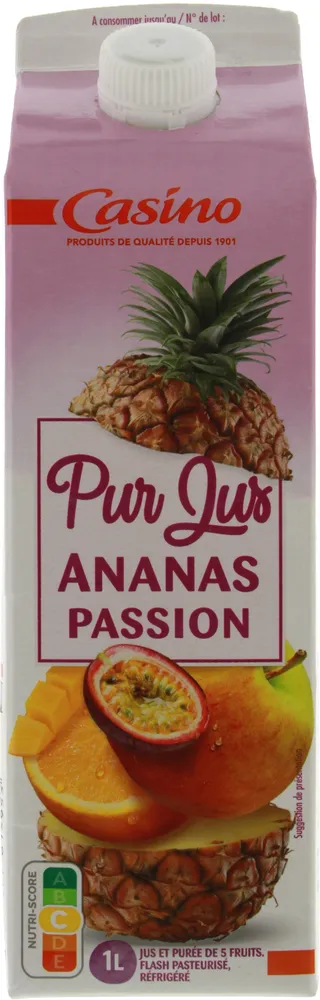 Pur jus ananas passion
