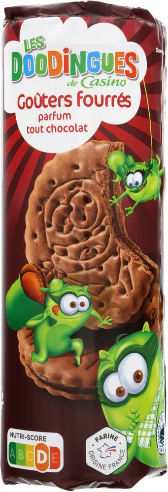 Goûters fourrés parfum tout chocolat