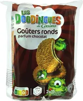 Goûters ronds parfum chocolat