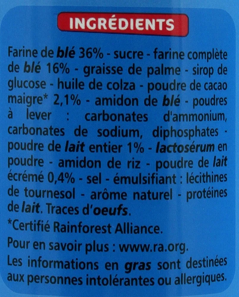 Gouters ronds bi-gout lait choco