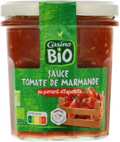 Sauce tomate de Marmande au piment d'Espelette