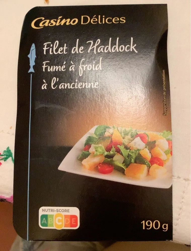 Filet de haddock fume a froid