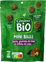 Mini boules de fruits Bio séchés FiguesNoixChia