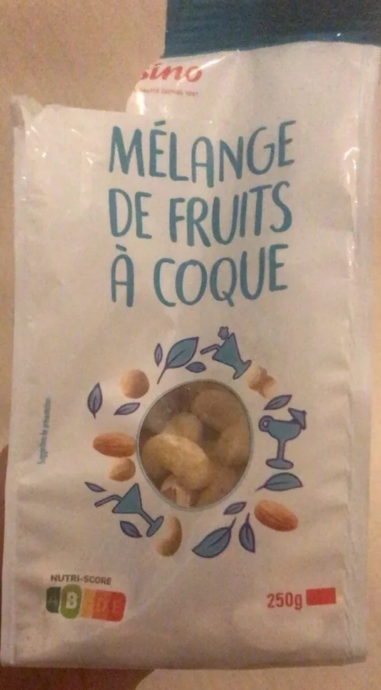 Mélange de fruits à coque