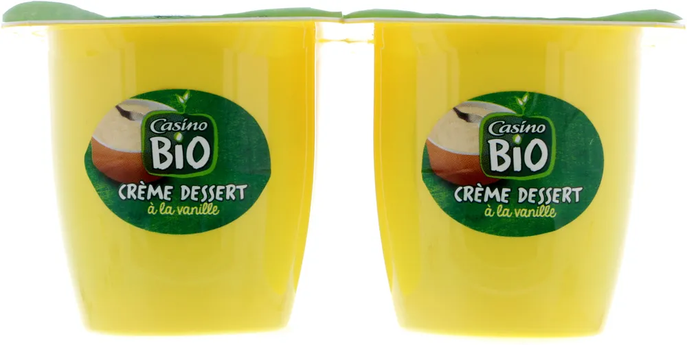 Crème dessert à la vanille bio