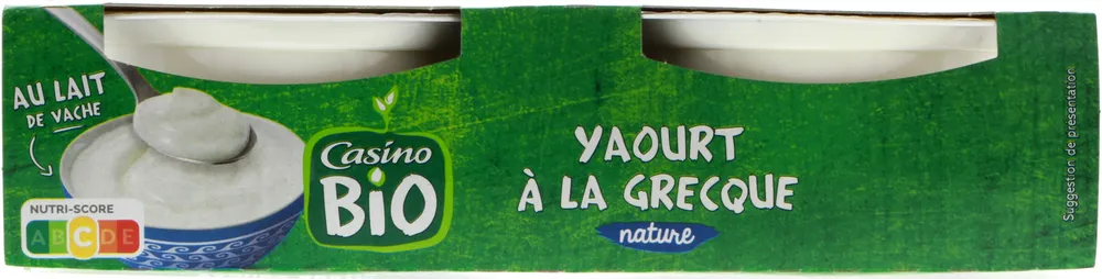 YAOURT Á LA GRECQUE nature au lait de vache