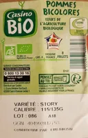 Pommes bicolores