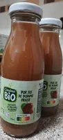 Pur jus de pomme fraise