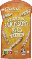 Sticks de saucissons secs nature