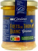 White Tuna MSC in organic extra virgin olive oil