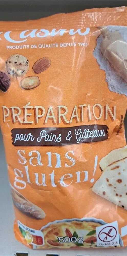 Préparation pour pains & gâteaux sans gluten