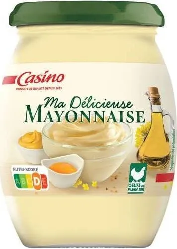 Mayonnaise à l'huile de colza et moutarde de Dijon