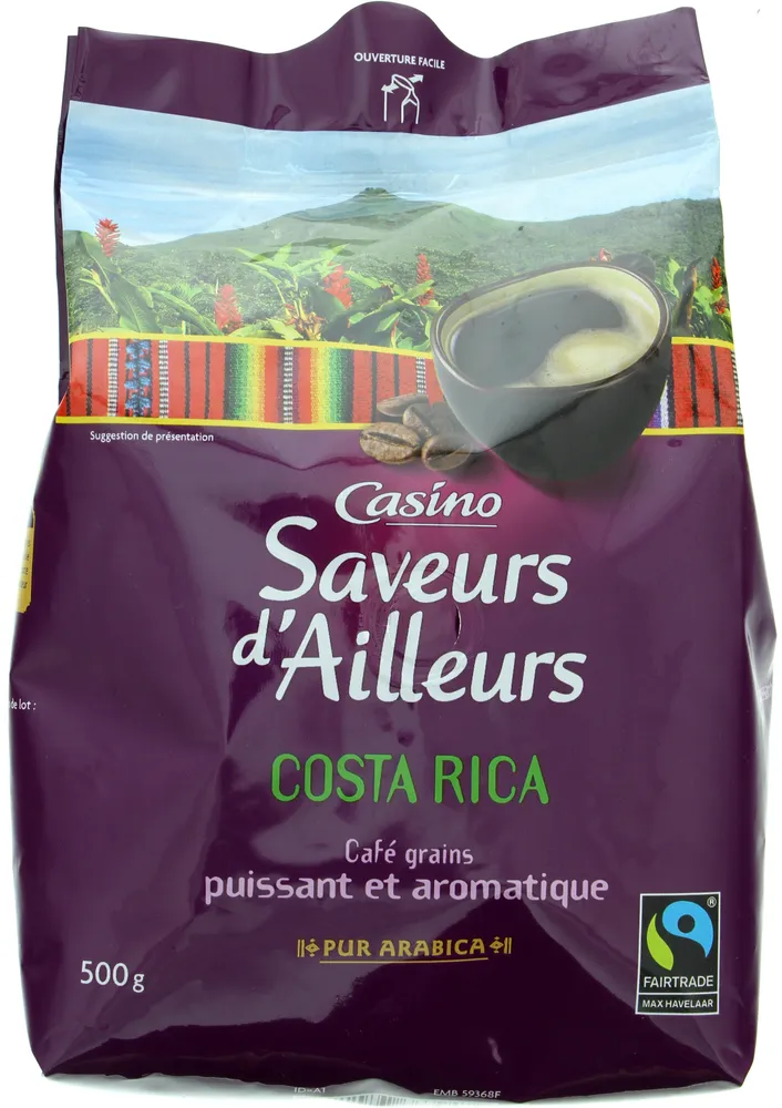 Pur arabica Café en grain Costa Rica MH