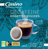 Décaféiné dosettes rigides