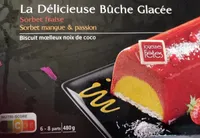Délicieuse bûche glacée
