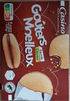 Goûters moelleux fourrage chocolat