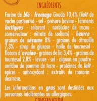 Crackers fromage graines