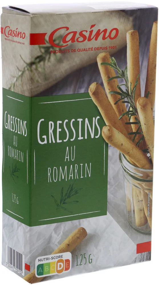 Gressins au romarin