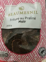 Friture au praliné noir