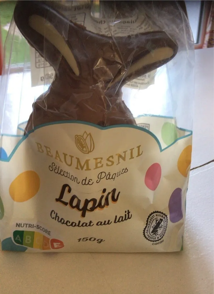 lapin chocolait au lait