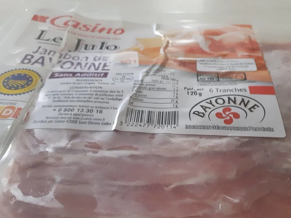 Le julo jambon de bayonne
