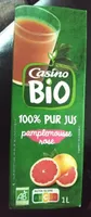 Jus de pamplemousse rose 100% pur jus