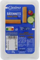 Bâtonnets de surimi saveur crabe