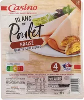 Blanc de poulet braisé