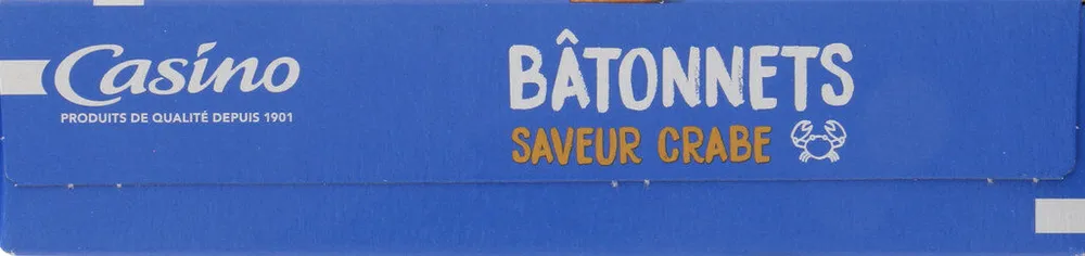 Bâtonnets saveur crabe