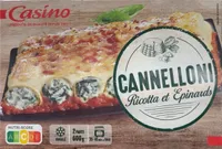 Cannelloni Ricotta et Epinatds