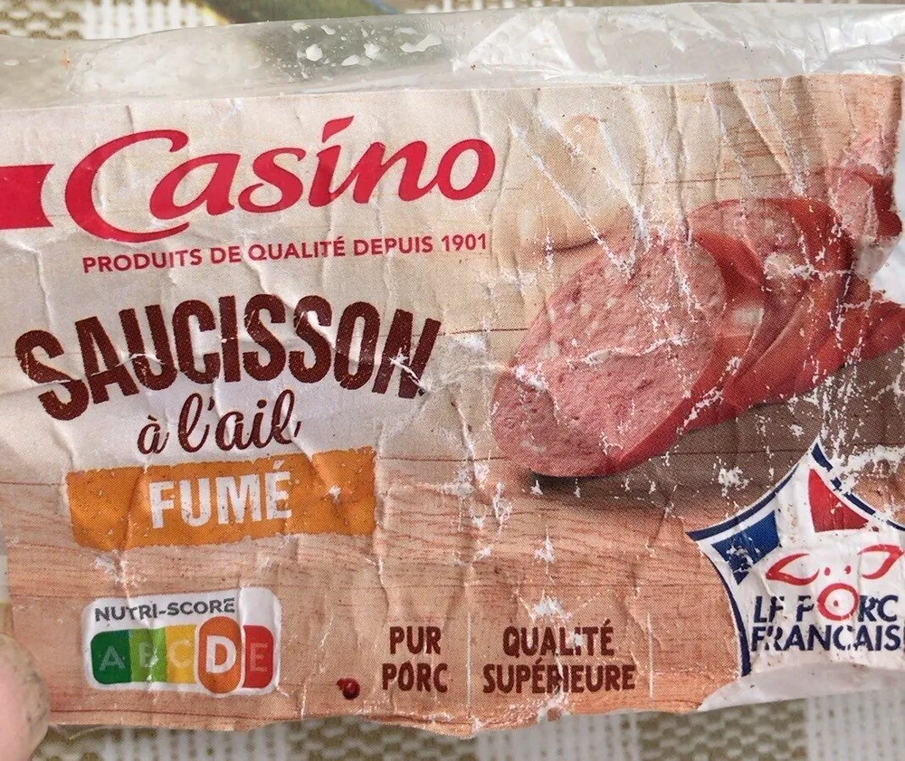 Saucisson à l’ail fumé