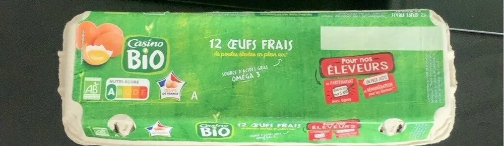 12 oeufs frais source d'omega 3