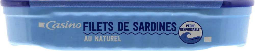 Filets de sardines au naturel