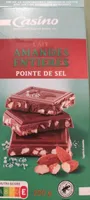Chocolat au lait aux amandes et au sel