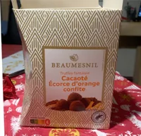 Beaumesnil Truffes fantaisie ecorces doranges confites