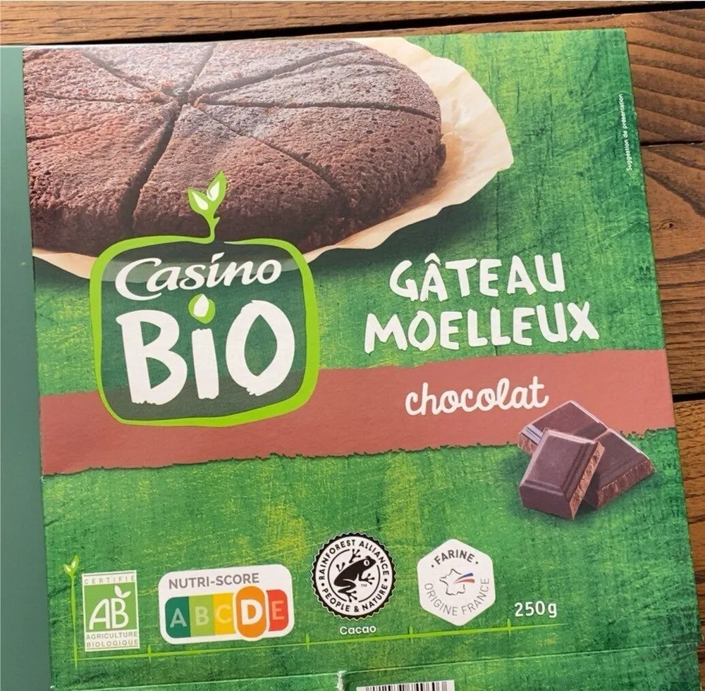 Gâteau moelleux chocolat