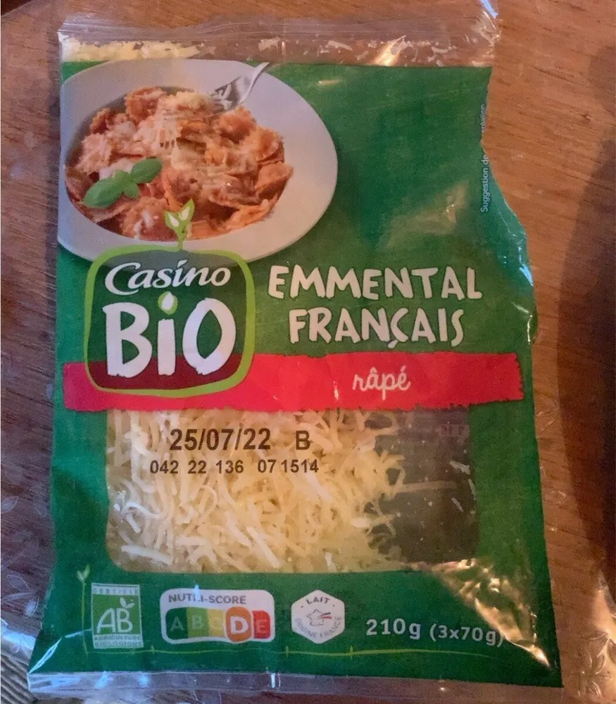 Emmental francais rapé